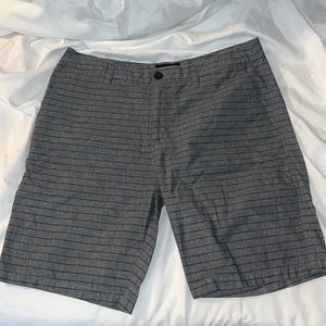 Valor Collective Gray Striped Shorts
